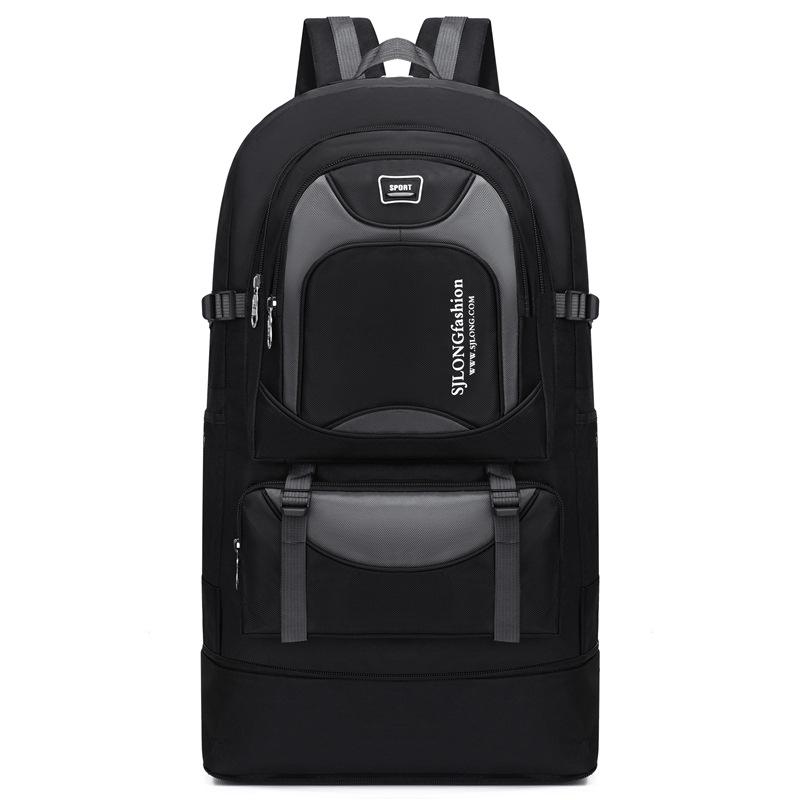 Mountaineering Bag Thickened Oxford Cloth Casual Outdoor Large-Capacity Water-Repellent Outdoor Travel Folding Backpack