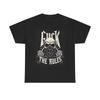 F The Rules T Shirt Retro Heavy Cotton New