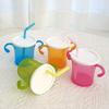 Agafra Straw Cup 180ml, Pink, Orange, Blue, Green, 4 Pcs.