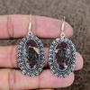 Lake Superior Agate Gemstone 925 Sterling Silver Jewelry Earring 2.17" KKG-666