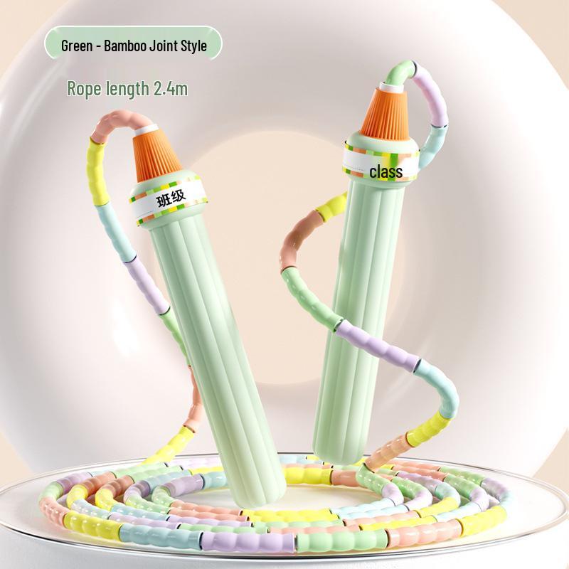 Children s Bamboo Jump Rope - Tangle-Free Beginner Rope for Kindergarten & Primary Students