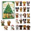 Christmas Dog Lover Advent Calendar With Acrylic Tree Ornaments For Holiday Celebration