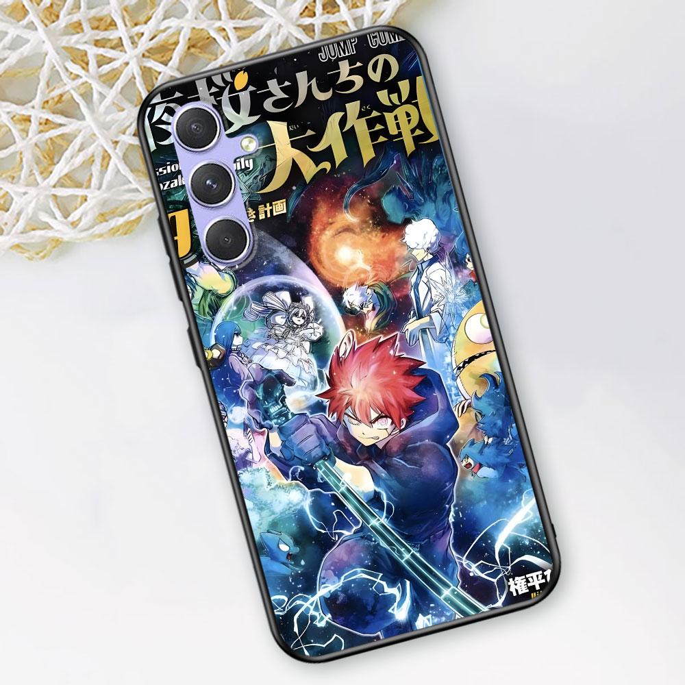 Mission Yozakura Family Case for Samsung Galaxy A51 A53 A54 A31 A52 A12 A13 A21s A22 A32 A11 A22 A33 A41 A52s TPU Phone Cover Samsung A11