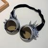 New Halloween Costume Retro Punk Steam Glasses Party Holiday Colsplay Decoration Props Women‘s Glasses Men‘s Glasses