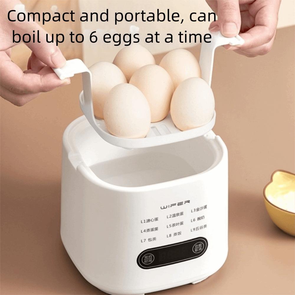 9-in-1 Function Electric Egg Boiler 300W Power Breakfast Machine Easy Clean Automatic Egg Cooker