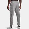 Under Armour Rival Fleece Cargo Joggers Men Bottoms Gray 1382134-026
