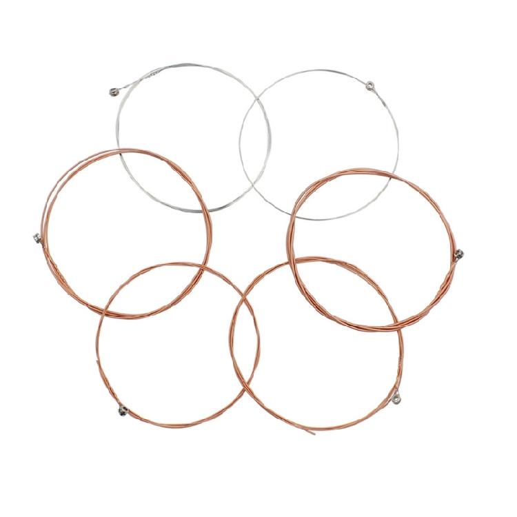 Lot de 6 Parties d'Entraînement pour Guitare Acoustique Professionnelles 6 Cordes Cordes de Guitare Folk