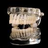 Zircon-Encrusted Copper Grillz: Halloween Bling Gold Tooth