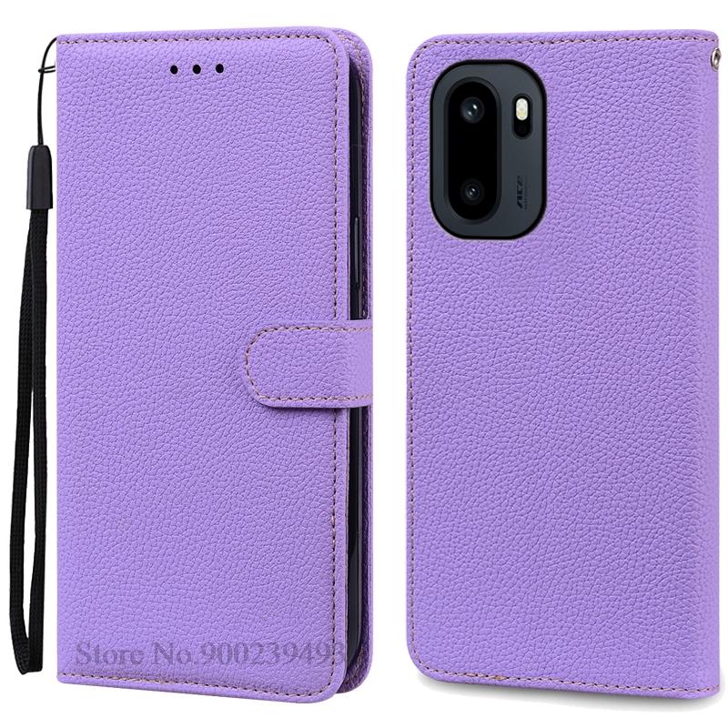 

For OnePlus 15R Case Luxury Leather Flip Wallet Cover For OnePlus 15R Case One Plus 15R Oneplus15r Phone Case Book Coque Fundas OnePlus 15R світло-фіолетового кольору