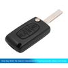 uxcell Car Key Shell Raw Fresh Key Fob Remote Control 3 Buttons Compatible with Peugeot for 207 307cc 308