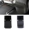 For Tesla Model 3 Central Console Storage Box Armrest Box Rear AC Outlet Vent Panel Cover Trim Black Carbon Fiber Color
