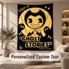 Wall Hanging Tapestry Art Cloth Bedroom Room Background DecorBendy and the Ink Machine