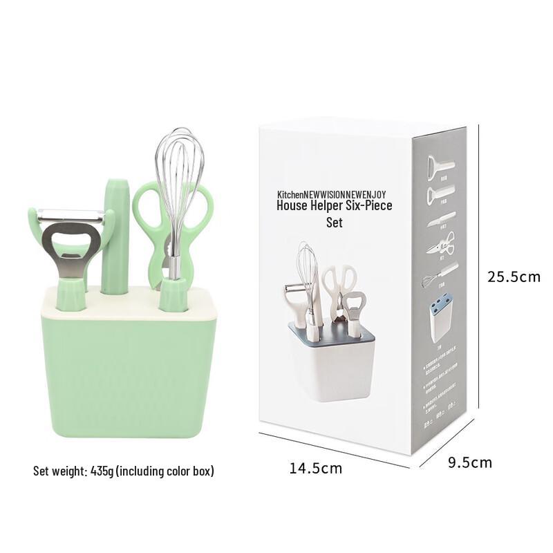 

Набор кухонных гаджетов Wutuo из 6 предметов с подставкой для хранения