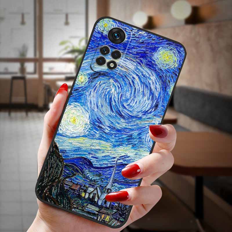 For POCO X4 Pro 5G Case 3D Emboss Flower Relief Phone Cases For POCOX4 Pro 5G 2022 Silicon Cover X 4 Pro X4Pro Funda Capa Para