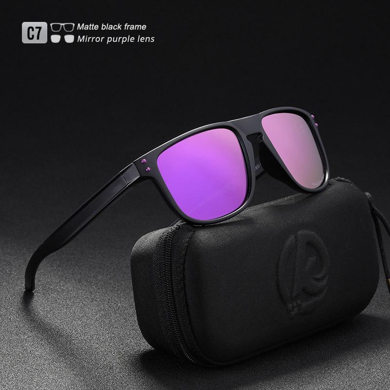 KDEAM Brand Classic Design Polarized Sunglasses For Men Coating Mirrored Lens Oval Travel Sport Sun Glasses Fashion Women Shades