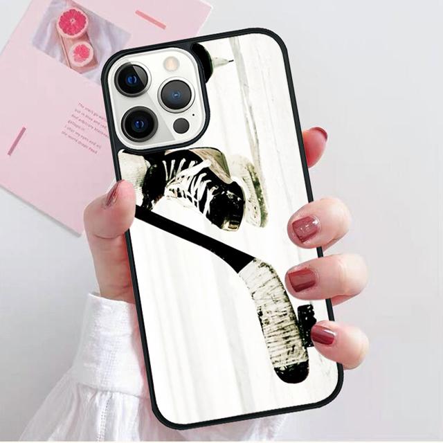 

Чехол-накладка с рисунком клюшки и шайбы для iPhone 17 Air 15 16 14 13 12 Pro Max 11 Pro Max Plus iPhone 15
