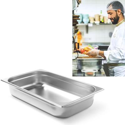 GN 1/1 Container, Stainless Steel, Profi Line, Height 100 Mm - Hendi 801222