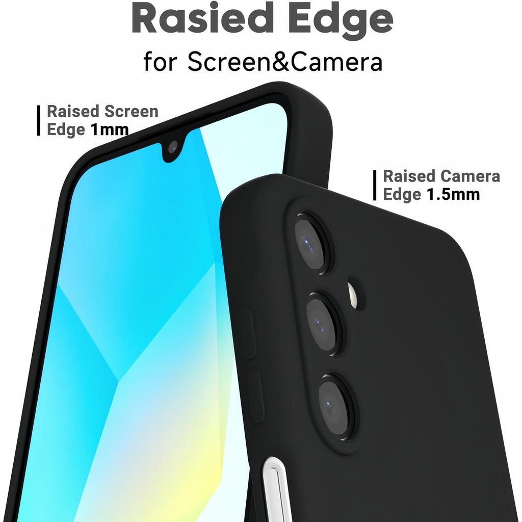 Noble Fashion Solid Colour Shockproof Protective Liquid Silicone Case For Samsung Galaxy A16 5G/4G