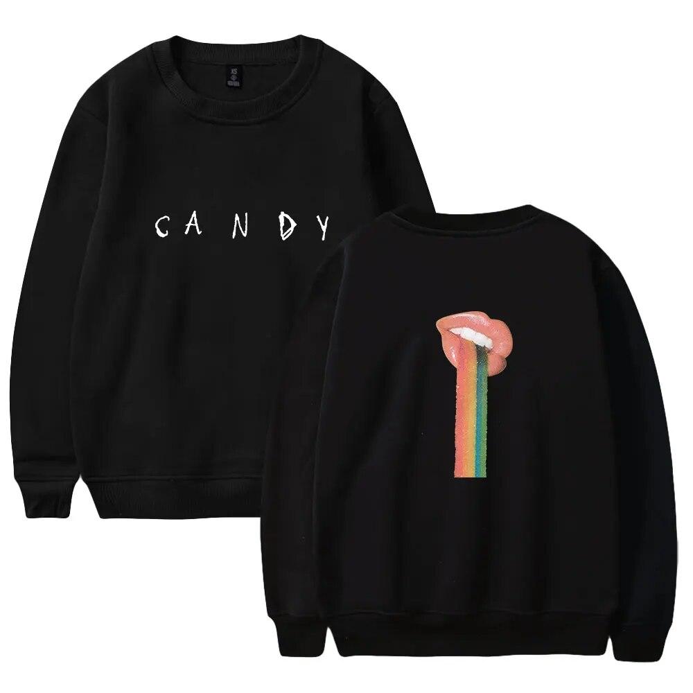 

Rosalia Candy HENTAI свитер с капюшоном Merch Зима унисексЖенская толстовка с длинными рукавами толстовки с круглым вырезом