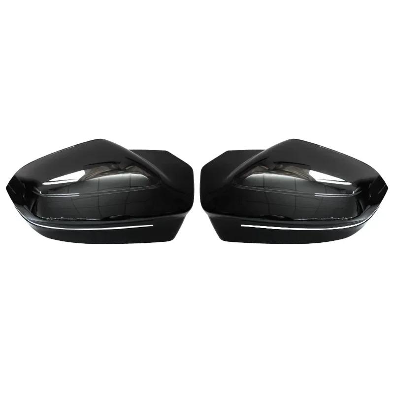 Replacement ABS+Real Carbon Fiber Side Door Rearview Mirror Cover For BMW 5 Series G60 G61 G68 7 Series G70 M5 G90 X3 G45 2026