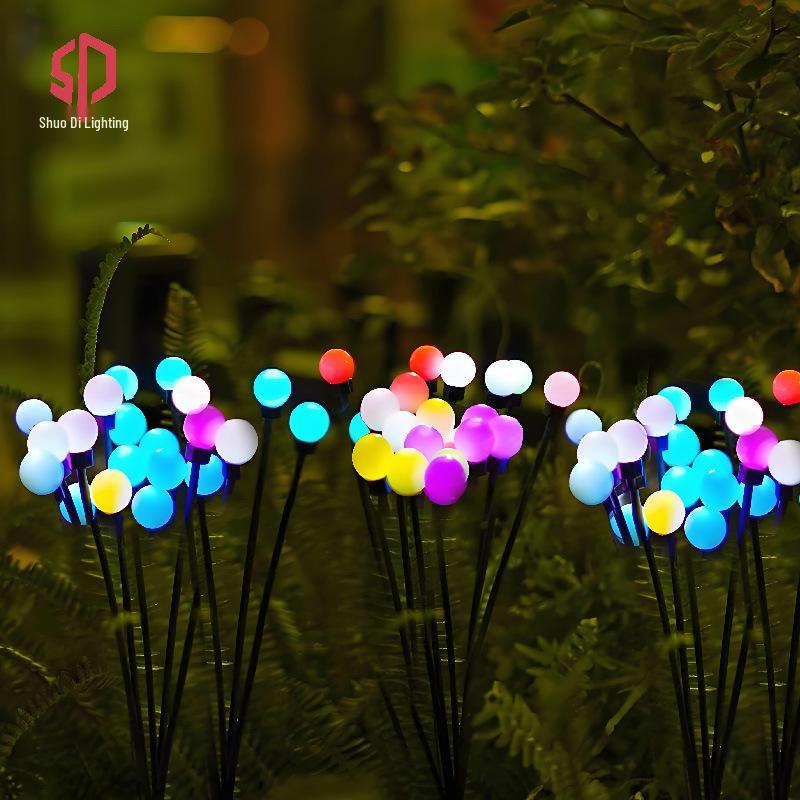 Firefly Solar Garden Lights: Waterproof Outdoor Villa and Lawn Decor