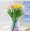 Tulpen-Simulationsblume, Hochzeits-Simulationsblumenstrauß, Fotorequisiten, Wohnzimmerdekoration, PU-Simulationsblumenlöcher
