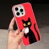 Cute Coffee Cat Jelly Double layer White Mobile Phone Case for iPhone 17 16 15 14 13 12 11 Air Pro Max Plus Protective