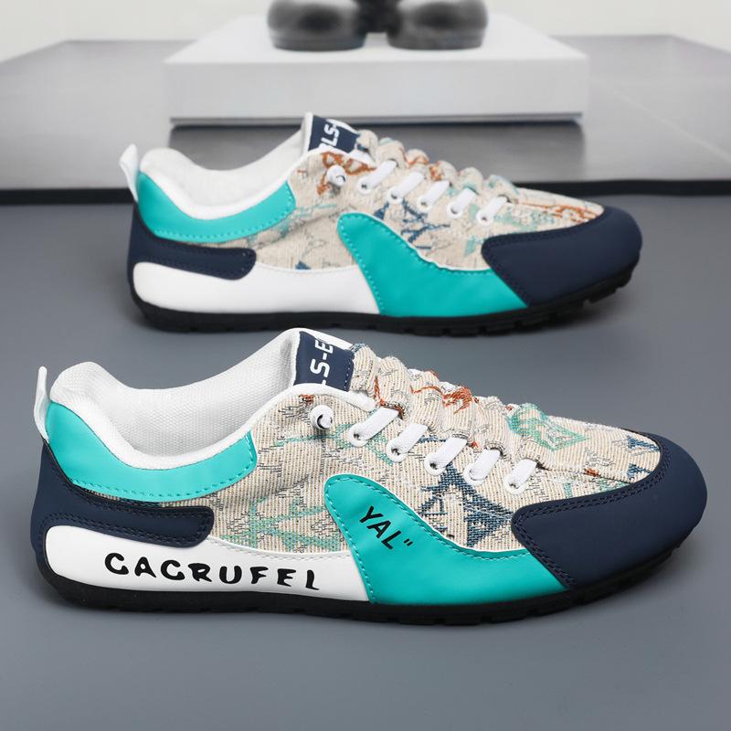 Foreign trade shoes 2025 new summer breathable sports casual shoes men's soft sole trend versatile men's casual shoes