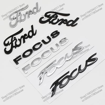 1Pc 3D ABS Letter Rear Trunk Badge Emblem Replacement For Focus MK3 MK4 MK6 MK7 Auto Tuning Exterior Styling Accessory