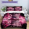 Sakura'S Power Printed 3pcs Bedding Set Soft Microfiber 1 Duvet Cover And 2 Pillowcases Home Bedroom Decor Xmas Gift K1990