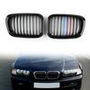 Front Nyrer Panser Grill For BMW E46 3-serie 4-dørs 1998-2001 M-farge