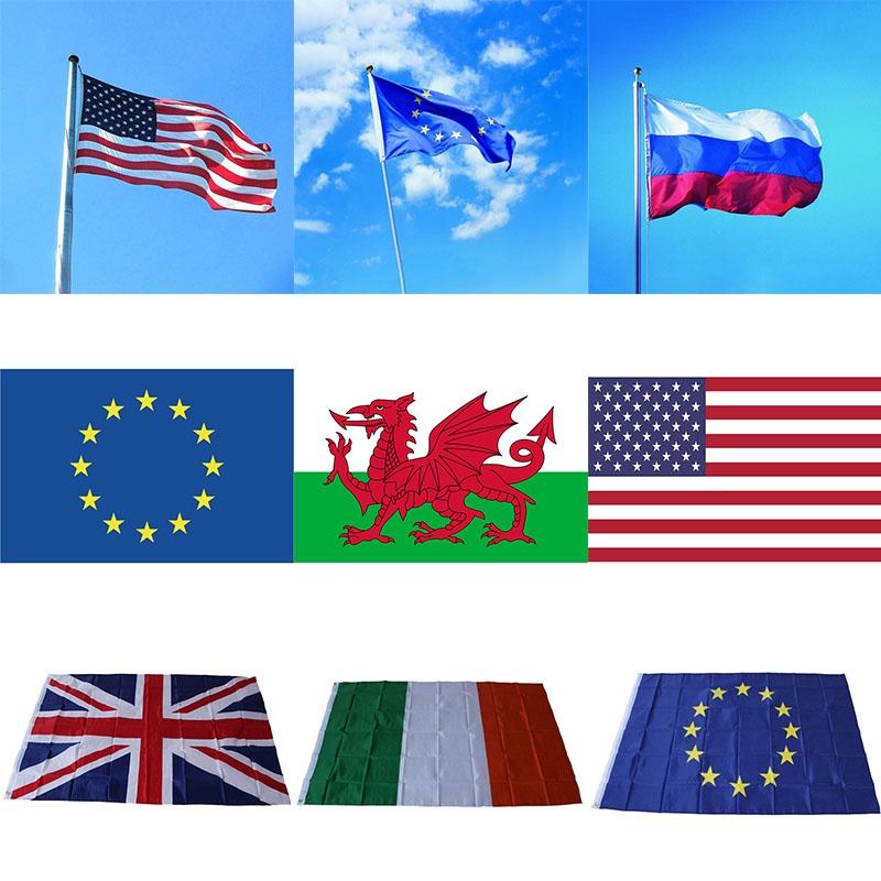 5ft X Large 3ft World Flag Country England Usa Australia Russia Gb National Eu