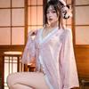 Sexy Lingerie Bunny Private Room Japanese-style Printed Kimono Suit Sexy Pure Desire Nightclub Maid Outfit
