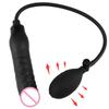 Big Butt Plug Anal Extender Vagina Dilator Sex Toys for Adults 18 Soft Silicone Inflatable Anal Plug Black Dildo for Women
