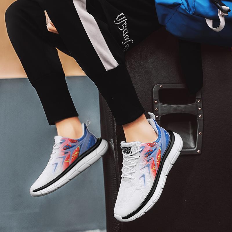 Men's Tennis Sports Running Shoes Young Male Students Walking Running Casual Sneakers Hiking Travel Footwear