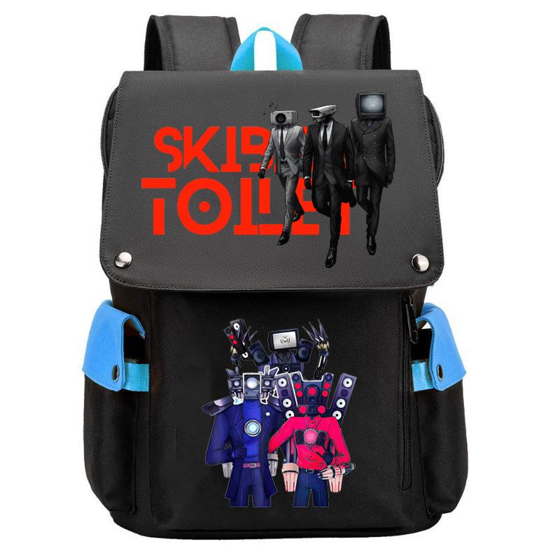 Amazon New Skibidi Toilet Man Student School Bag Children's Backpack