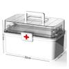 Sorting Storage 3-Layers Medicine Box Large Capacity Medical Emergency Organizer  Home