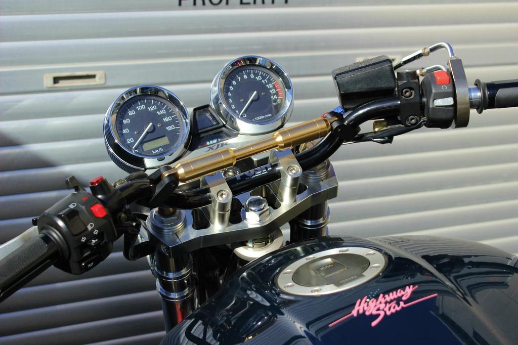 POSH FAITH Adjustable Handlebar Brace Adjustable Sold Champagne (Shaft Only), Length 147-228mm (Clamp Separately), Gold, 090367-12