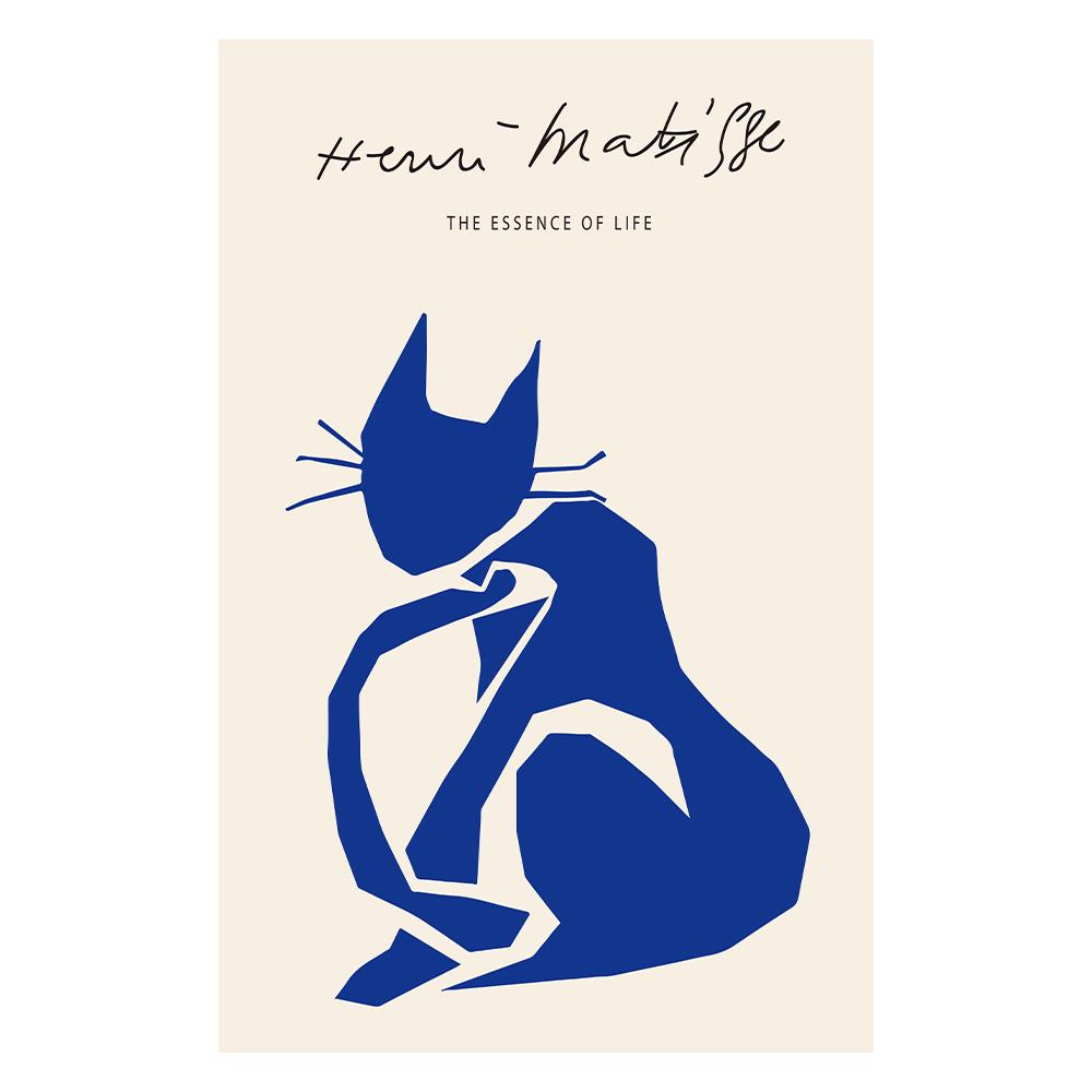 Bohemian Abstract Matisse Beige White Line Wall Art Poster Minimalist Canvas Paintings Print Picture for Living Room Interior Home