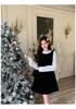 Spring 2026 Plus Size Sweet Temperament Two-Piece Slimming Dress
