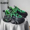 Fashion Men's Thick Bottom Casual Designer Chunky Sneakers High Top Trainers Men Fashion Platform Shoes Breathable Outdoor Sneakers