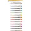 Mitsubishi Pencil Style Fit Gel Ink Ballpoint Pen Refills 0.5mm - 16 Colors