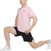 Men's Nike Pro Dri-FIT Logo Printing Casual Sports Round Neck Short Sleeve Pink T-Shirt CZ1182-698