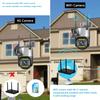 Outdoor 6MP WiFi IP Camera 4G GSM Dual Lens V380 PRO PTZ Surveillance CCTV Color Night Vision Cloud  Security Protection