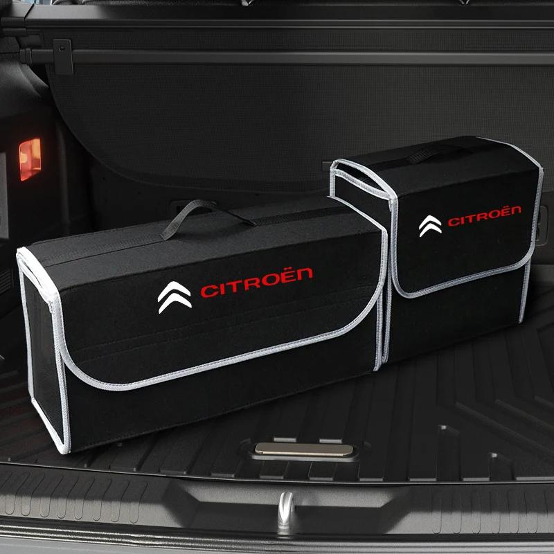 Car Trunk Organizer Box Large Capacity Folding Storage Bag For Citroen C1 C2 C3 C4 C5 C6 C8 C4L DS3 DS4 DS5 DS5LS DS6