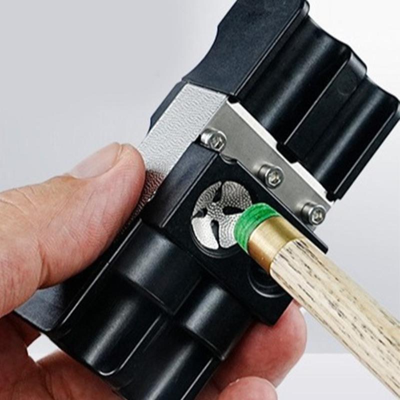 Cue Tip Shaper for Rapid Cue Tip Repair 9 In 1 Multifunctional Billiards Club Replacement Repair Tool Rod Repair Tool