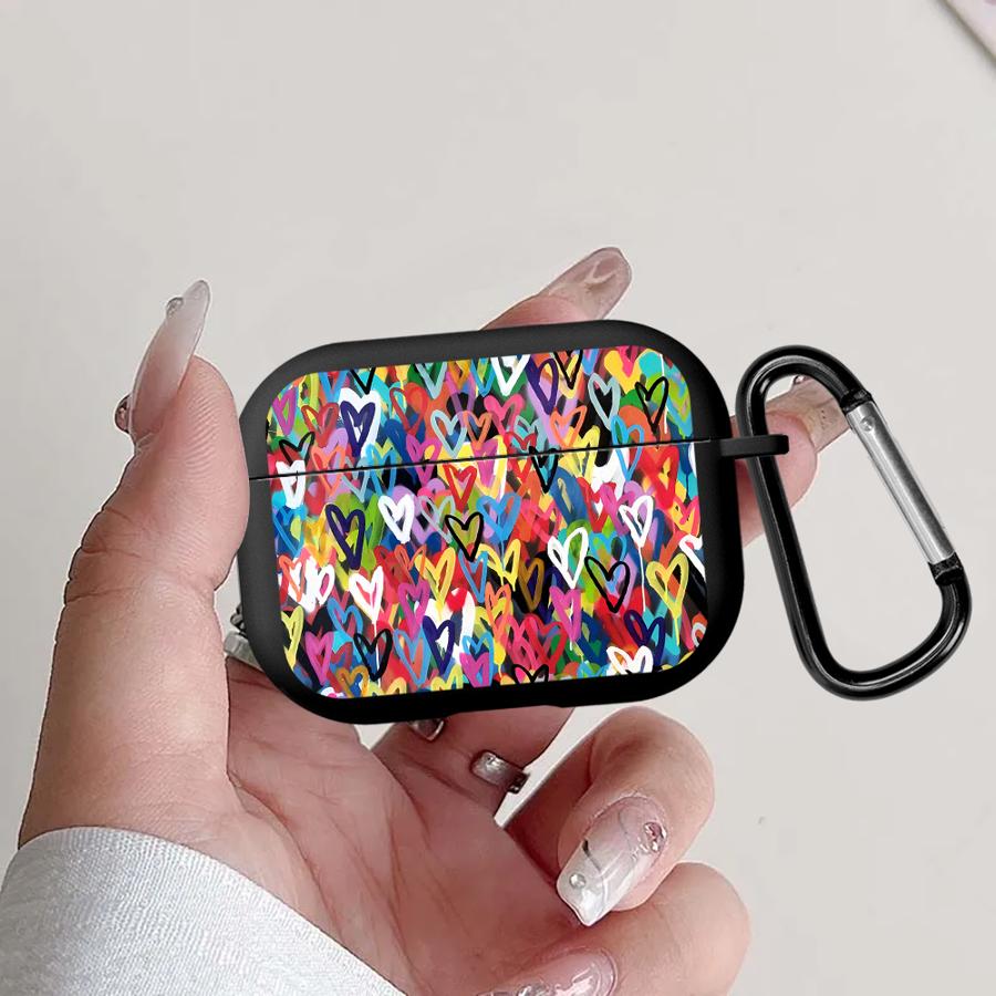 Kopfhörer Hüllen Abdeckung Hülle Für Airpods 1 3 Pro2 2 Pro 4 Pro3 Farbe Liebe