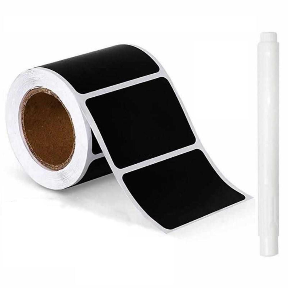 

Stickers With Pen 1 Roll /150pcs 2.17x1.38in Black