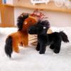 25cm Simulation Pony Doll Plush Stuffed Toys Home Decorations Decorations Cute Cartoon Pony Plush Doll Children Birthday Gift