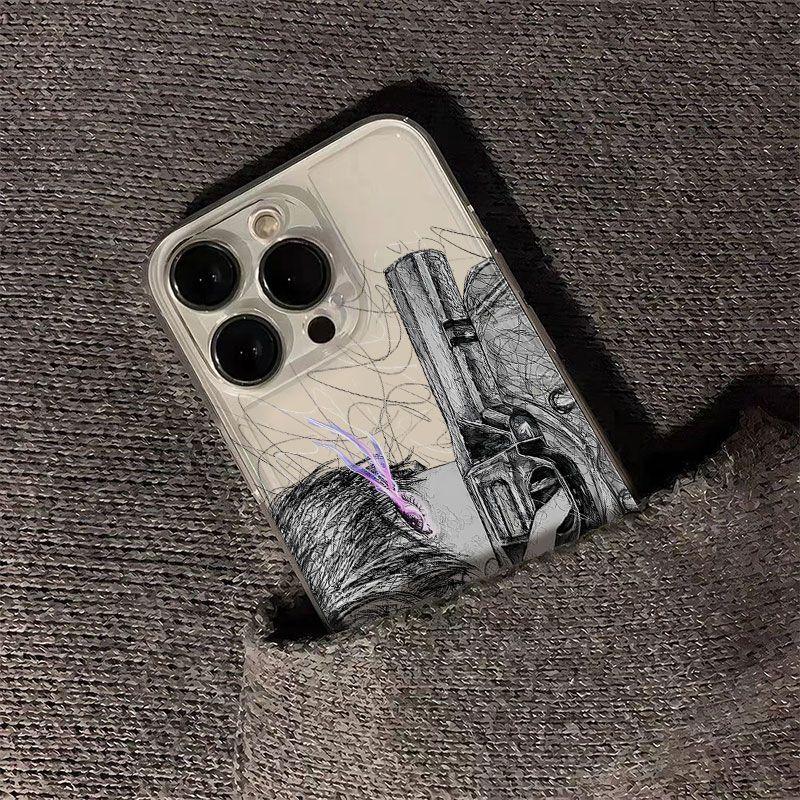 Anime Cool Gunman Phone Case For Motorola Moto G9 G22 G32 G53 G30 G71 G72 G73 Edge 40 Pro Soft Transparent TPU Back Cover